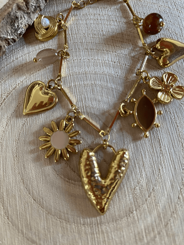 Bracelet breloques Coeur 