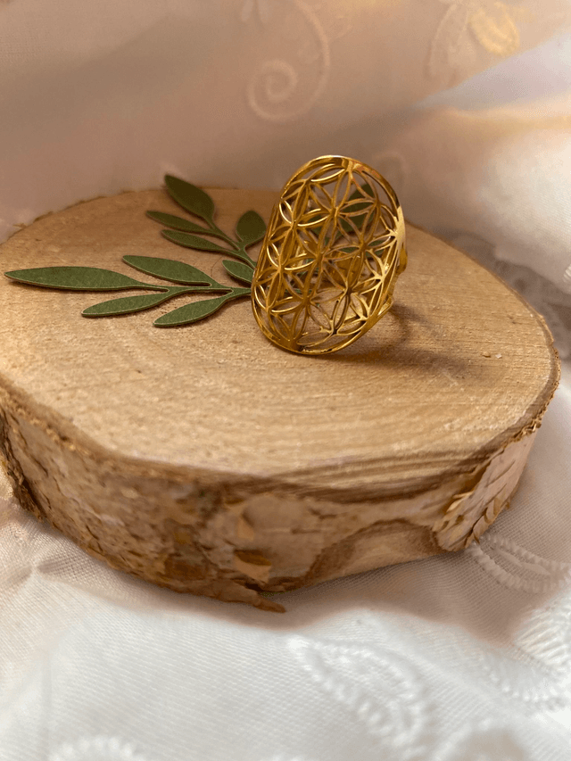 Bague géométrie sacrée 
