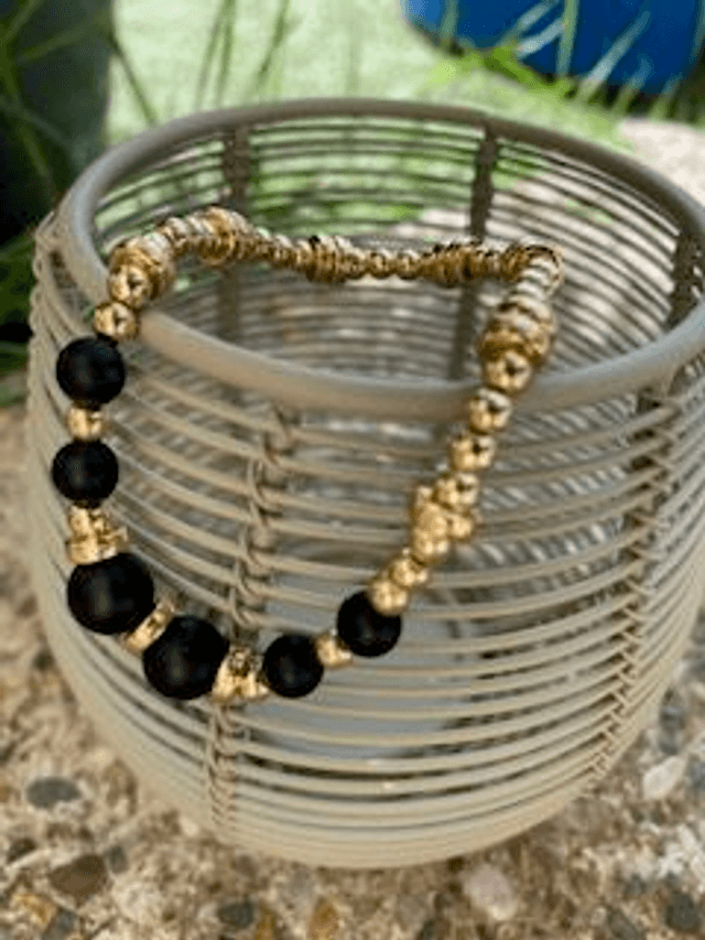 Duo Perles et Onyx 