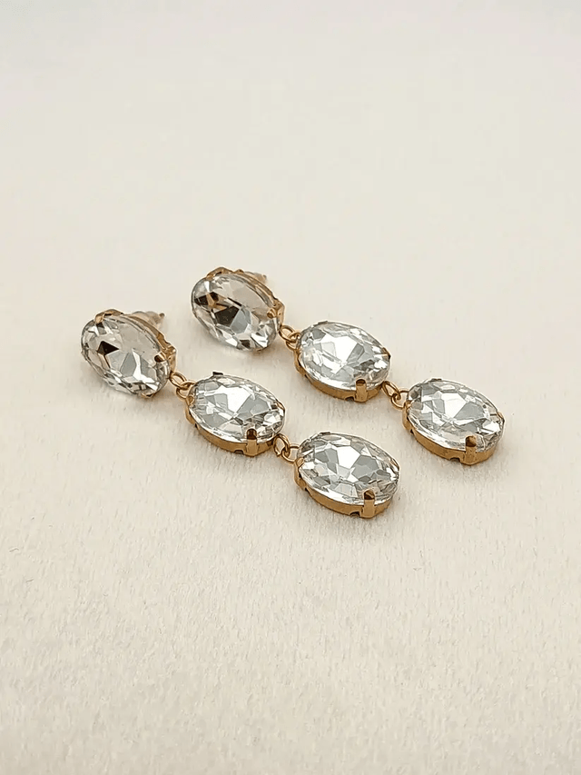 Boucles d'oreilles Strass