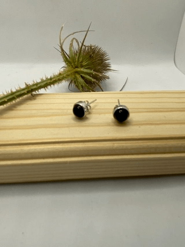 Boucles d'oreilles en Tourmaline Noire
