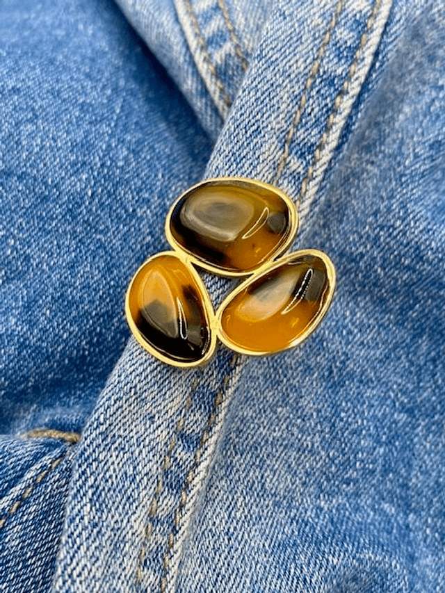 Bague Fleurs Léopard
