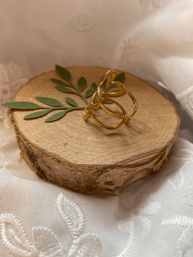 Bague Fleur Dorée 