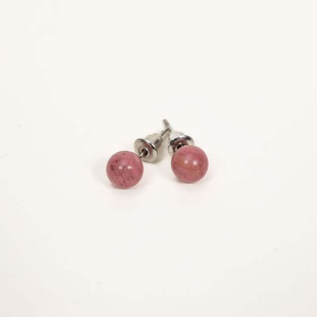 Boucles d'oreilles en Rhodochrosite