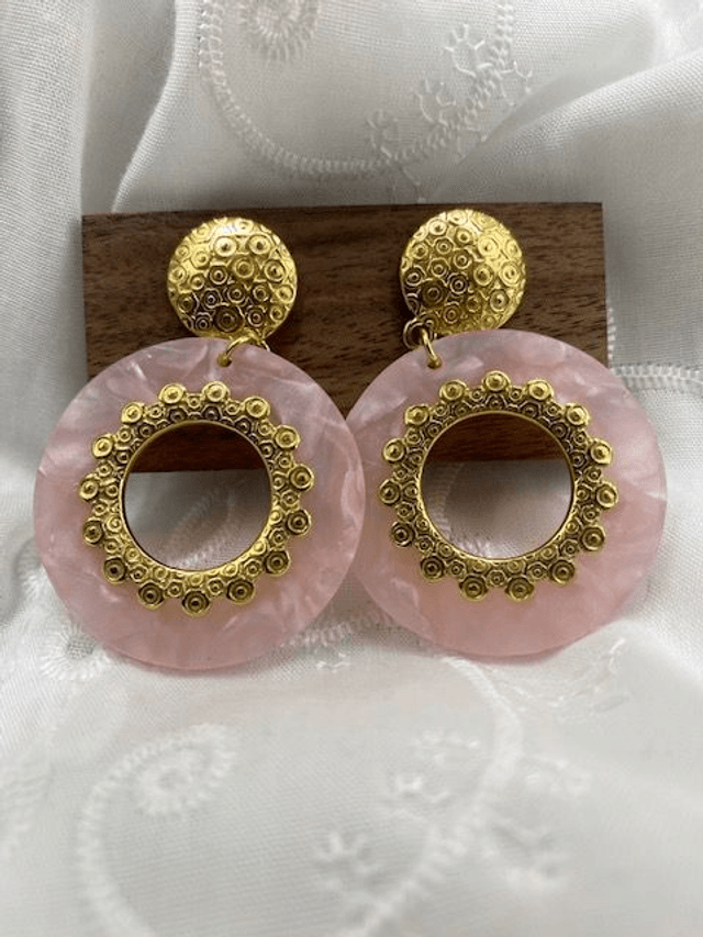Boucles d'oreilles Rose