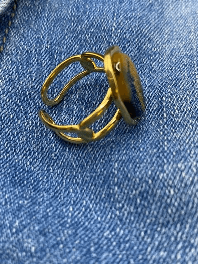 Bague Cabochon Léopard