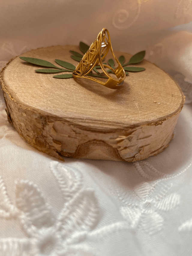 Bague géométrie sacrée 