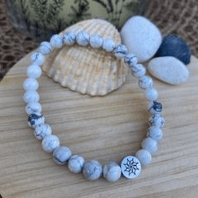 Bracelet allié bien-être Howlite 