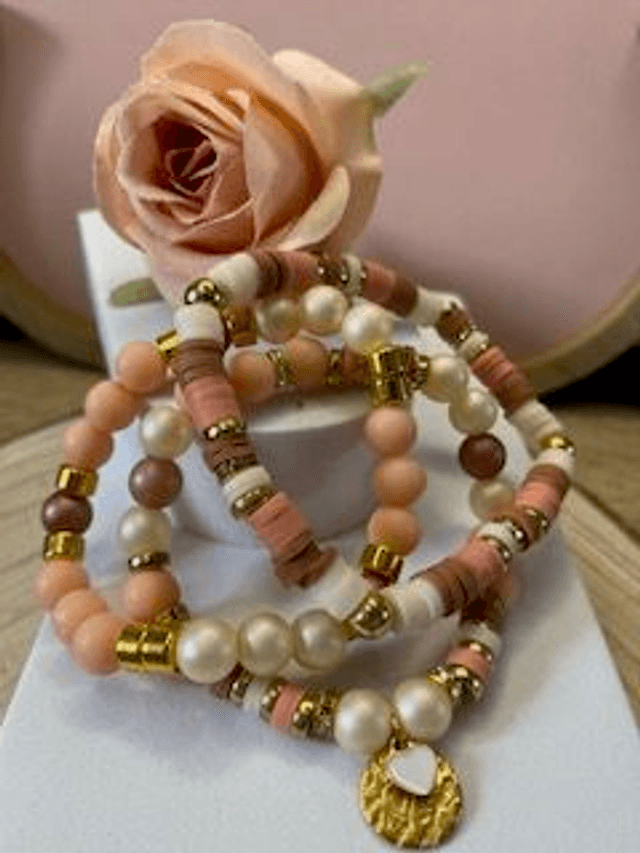 Trio rose 