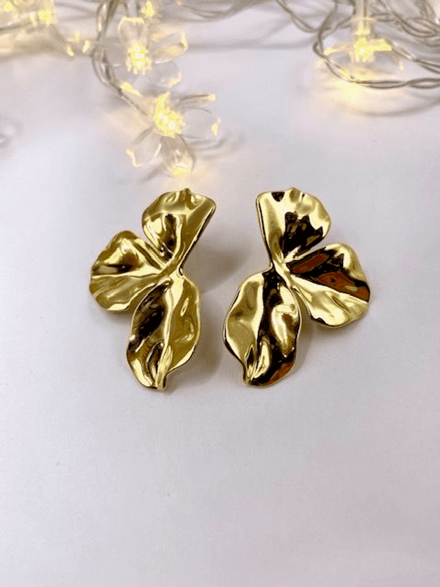 Boucles d&#039;Oreilles Pétales Ondulées