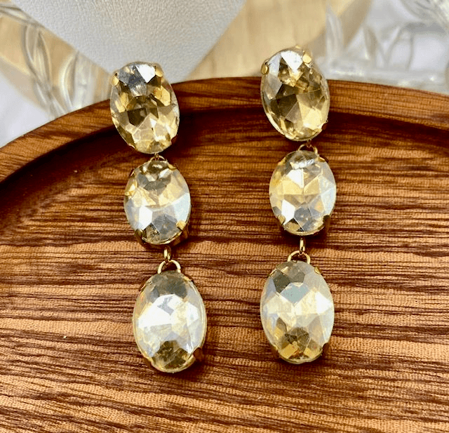 Boucles d&#039;oreilles Strass
