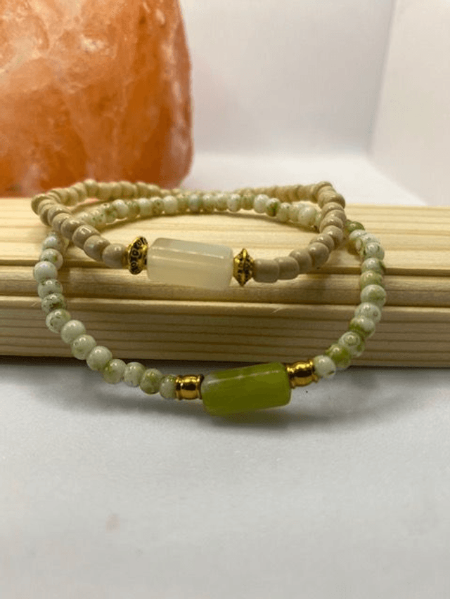 Duo Perles Tubes et Rocailles 
