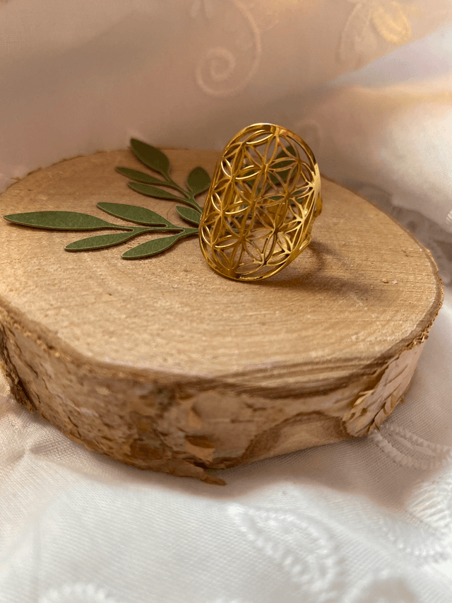 Bague géométrie sacrée 