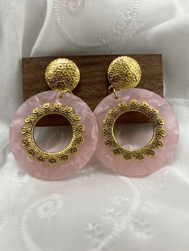 Boucles d&#039;oreilles Rose