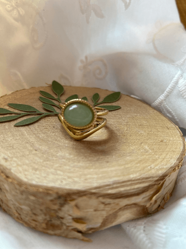 Bague Aventurine Verte 